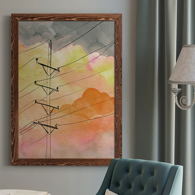 "Cloudy communication I", reproduction sur toile