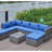 Patio Sofa With Cushions