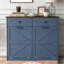 Armoire de tri de lessive, poubelle basculante-609863050