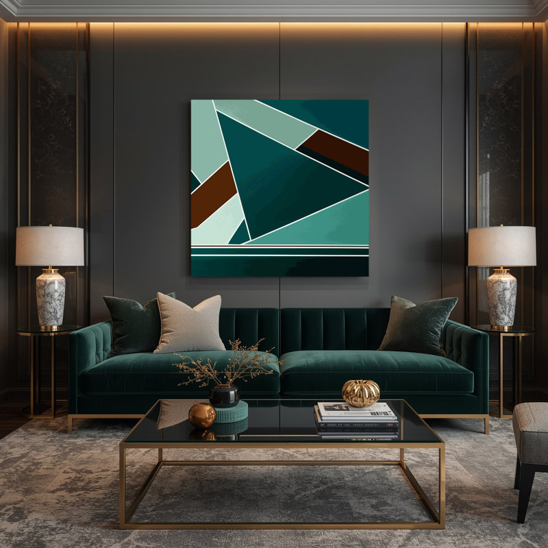 Art mural rigide sur toile rigide 38, H 12 po x l 12 po