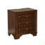 Table de chevet en bois massif 1 pièce Nickel