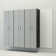 Deluxe 3 Piece Single Storage Cabinet ( 72'' H x 96'' W x 16.75'' D)