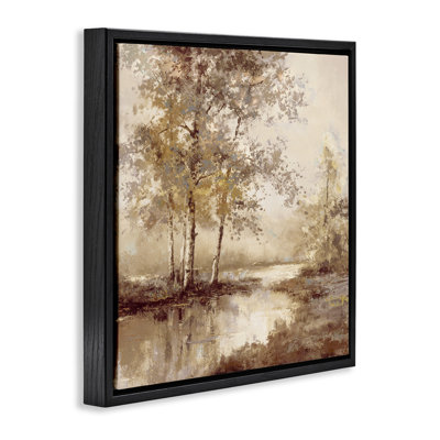 Ruisseau de forêt en sépia
