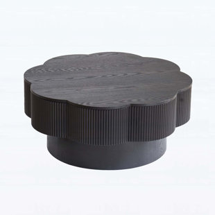 Modern Flower Shaped Coffee Table with Hidden Storage