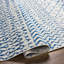 Tapis bleu / ivoire Bernhard Global-646273671
