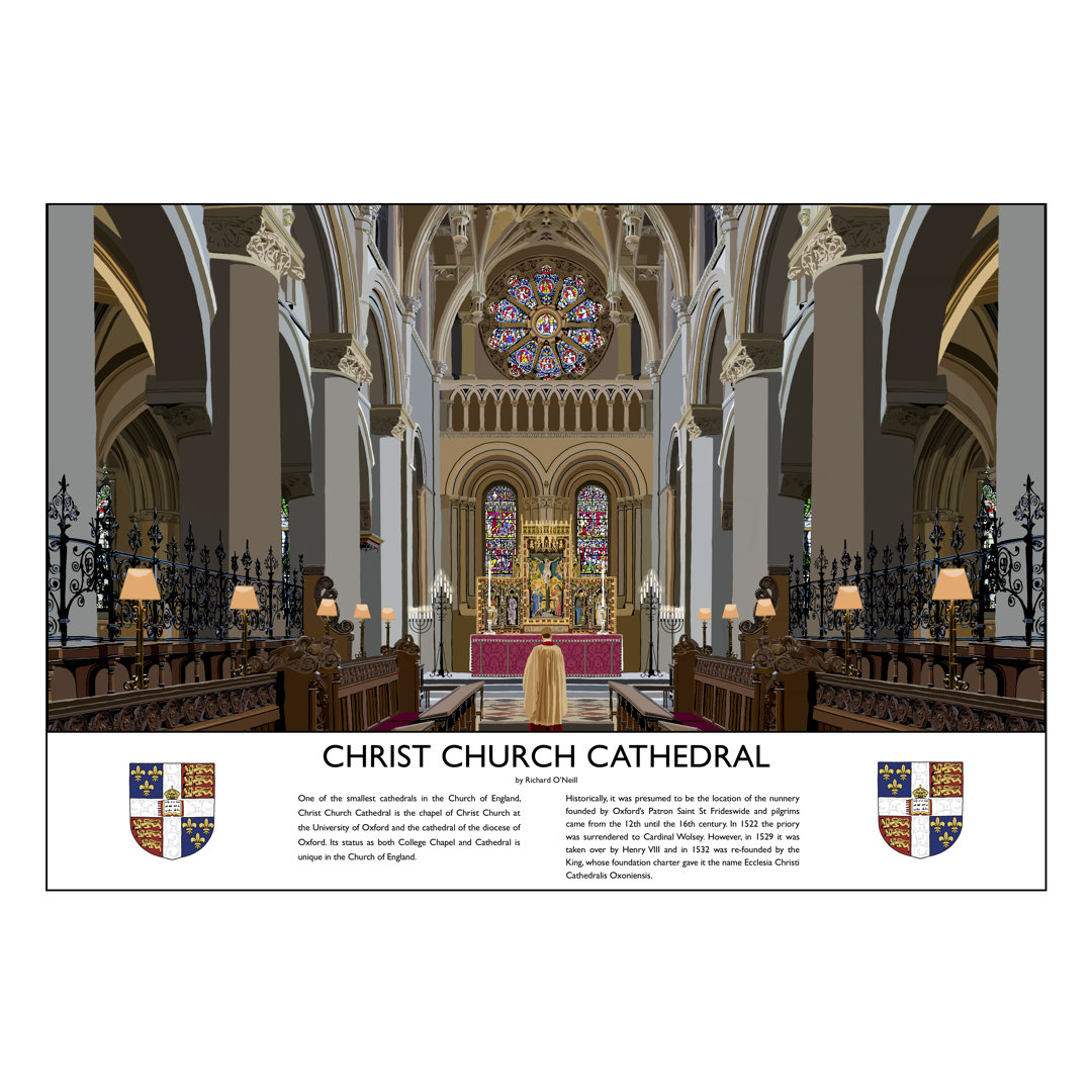 Christ Church Cathedral by Richard O'Neil - Print
