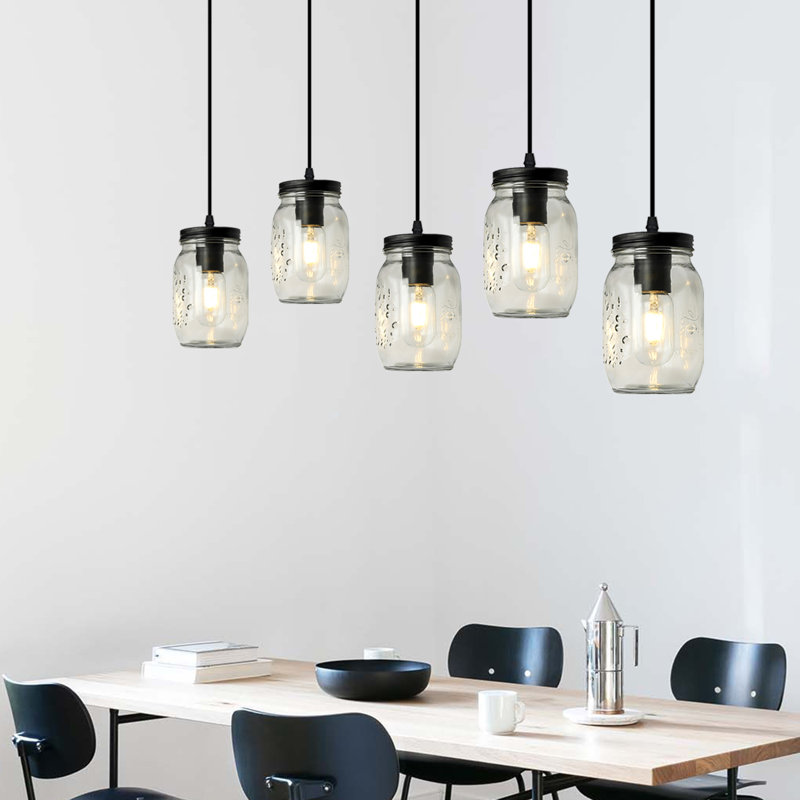 Luminaire suspendu à 5 lumières Lotsee