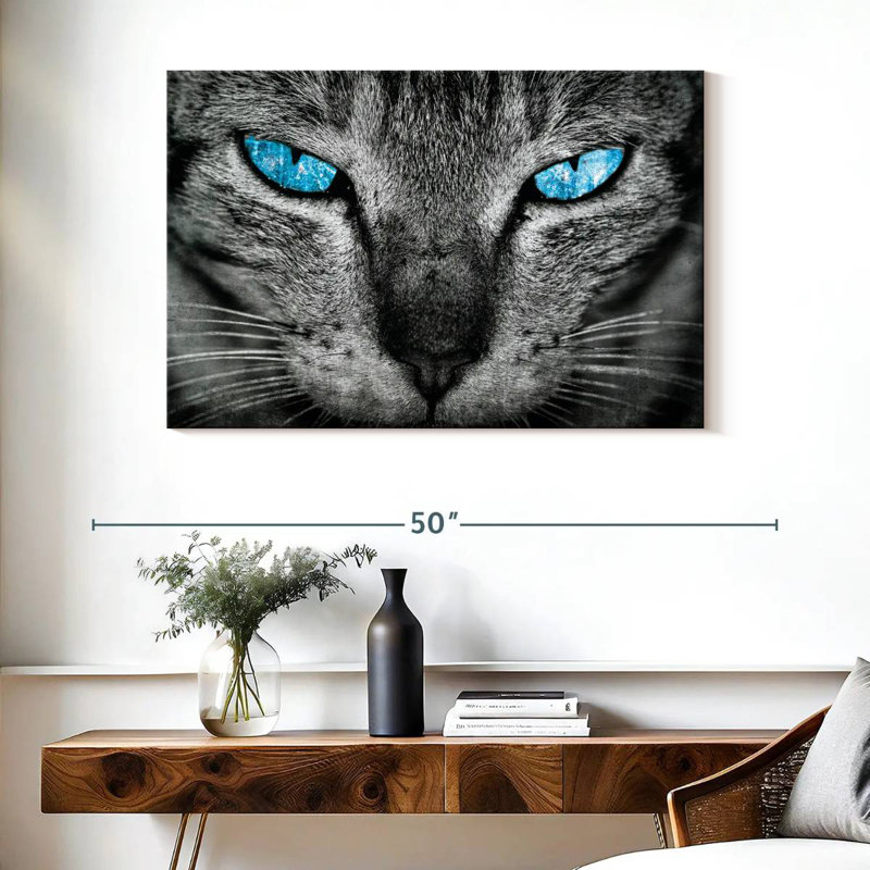 Brampt Cat Eyes Pop, 26" H x 39" W