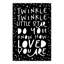 « twinkle twinkle little star », art sur toile Mahaffey-553885797-553885792