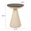 Petite table d'appoint en bois de manguier et fer-807050431-807050416