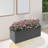 Rectangular Galvanized Steel  Planter Box