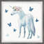 Crichton Crichton Magical Unicorn - Single Picture Frame Print-37528306