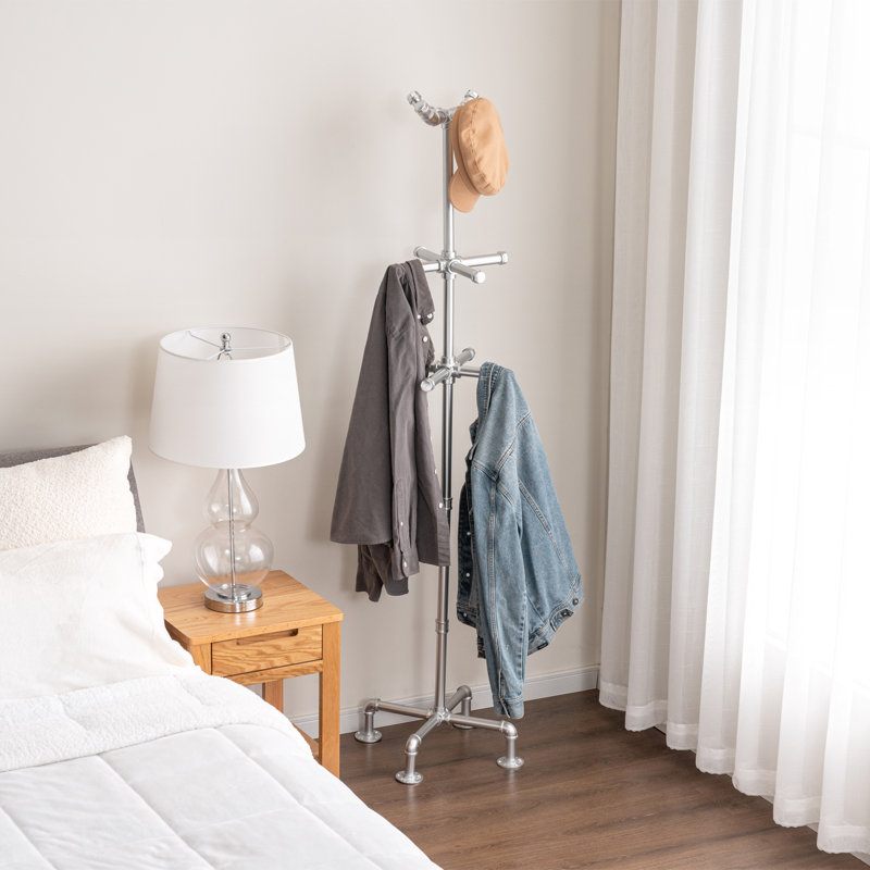 Freestanding Hat Coat Tree Storage Rack