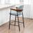 Devane Upholstered Counter Stool With Armrest-123161724