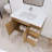 Blandon 35" Wall-Mounted Single Bathroom Vanity Set-1306217645