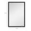 Oreskovich Wall Bathroom Mirror for Home Decor Vanity Mirror Black-2084584636