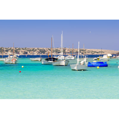 Anchor Boats - Wrapped Canvas Print