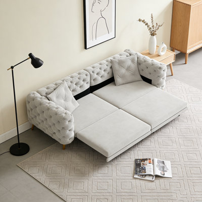 97.7" 3-in-1 Convertible Sleeper Sofa