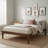 Marialana Contemporary Solid Wood Platform Bed with 13 Support Slats-2014991623-2014991626