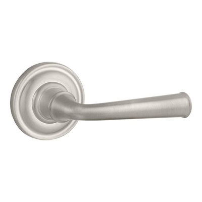 Federal Passage Door Lever with Traditional Round Rose