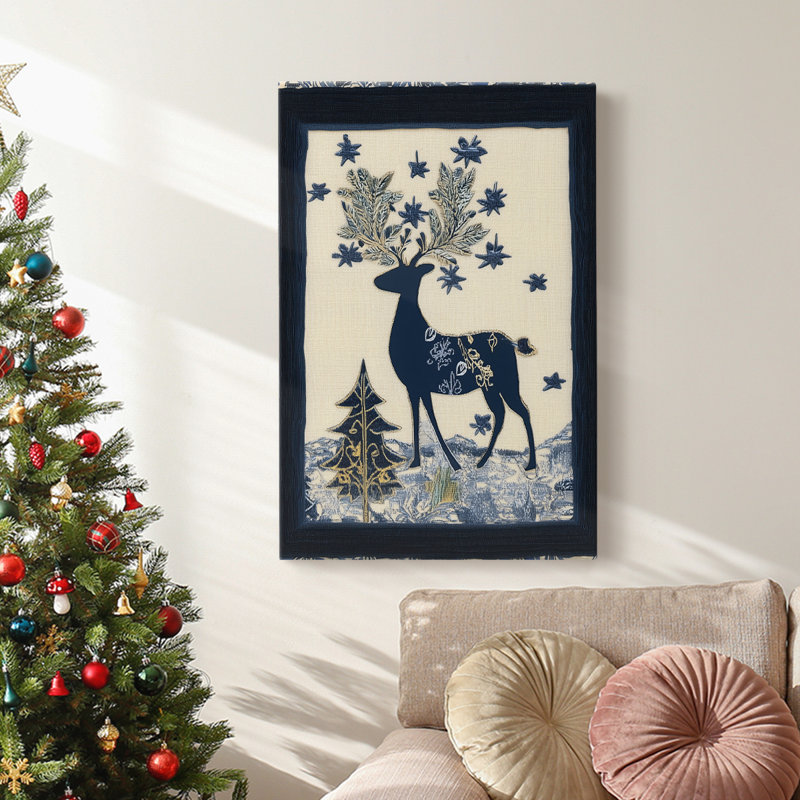 Art des Fêtes de Noël - Toile tendue avec châssis DCCLX, H 18 po x l 12 po