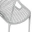 Chaise de salle à manger d'extérieur empilable (ensemble de 2)-1584102102