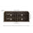 Mansfield 68" Wide Rectangular Fluted Buffet Table in Alder Brown-885117124