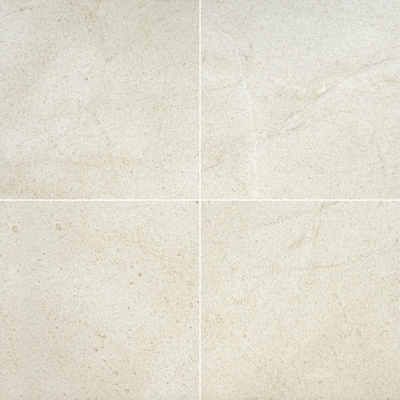 Westvale Sand 24 in. x 24 in. Matte Porcelain Stone Look Floor and Wall Tile, 24" x 24", Sand