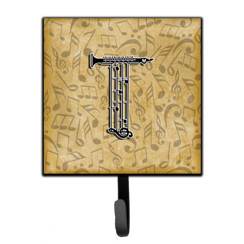 Porte-garde-bûche et crochet mural musical instrument, T