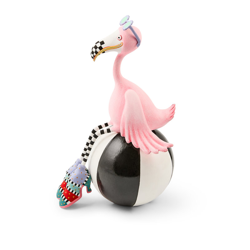 Patience Brewster Shelia Flamingo On Ball