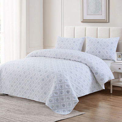 Marine Sea Life Quilt Bedding Set