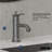 Single-Hole Single-handle Bathroom Faucet with Drain Assembly-102916192
