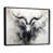 Black Floater Framed Canvas