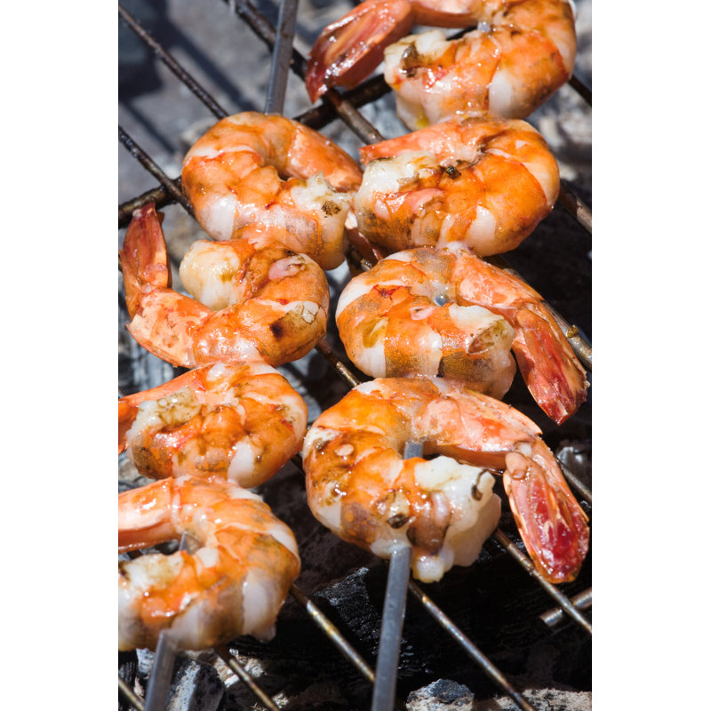 Grilled Prawns by Togoshi - Wrapped Canvas Print, 46cm H x 30cm W