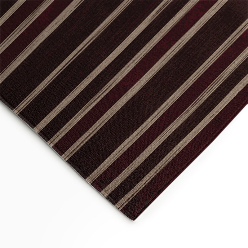 Tapis intérieur / extérieur brun HorizontalStripes