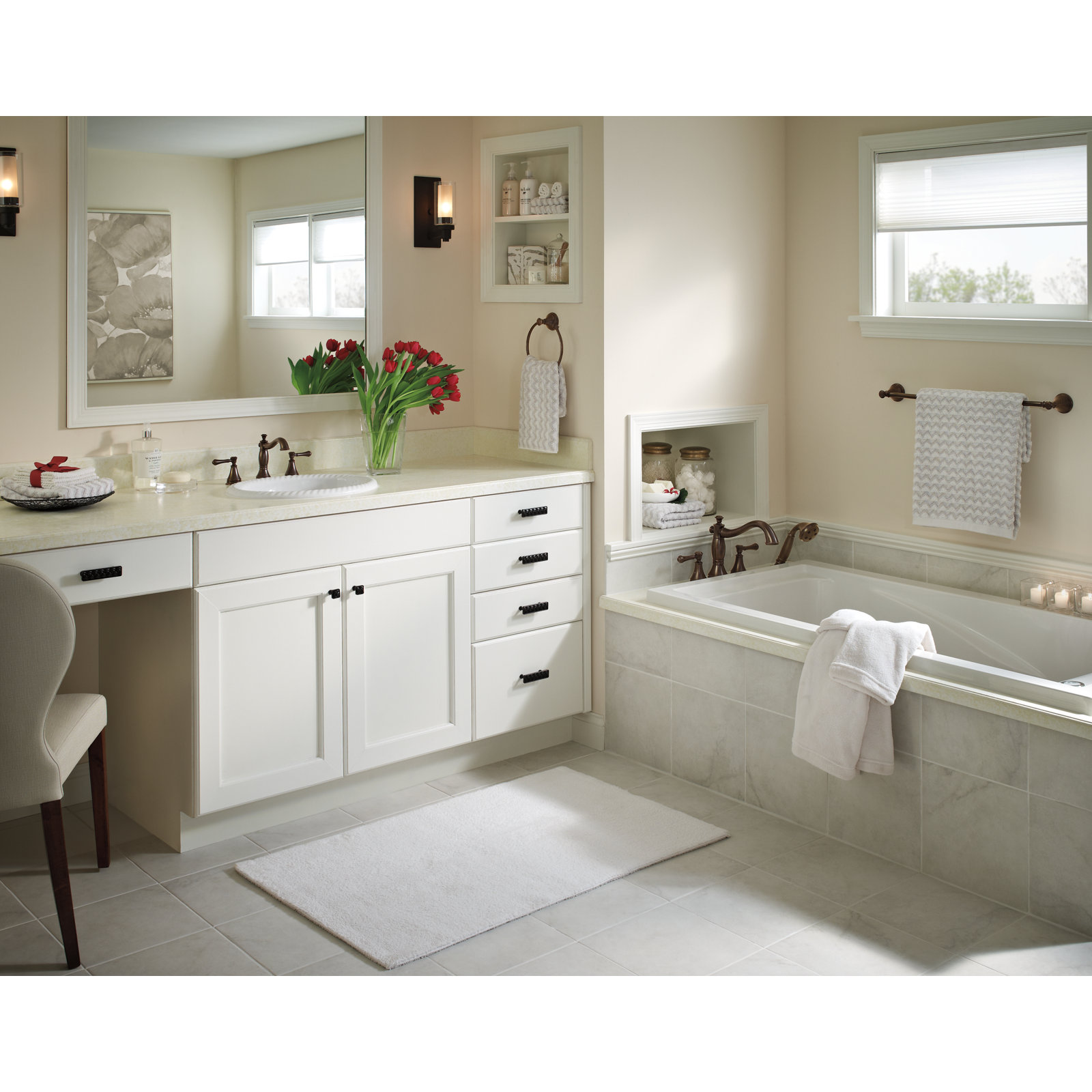 Cassidy™ Deck Roman Tub Faucet with Diverter, Oil Rubbed Bronze