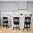 24" Counter Height X-Back Swivel Stool, Natural Finish Fabric Seat-1345707992-1345707994