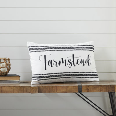 Sawyer Mill Farmstead Cotton Lumbar Pillow