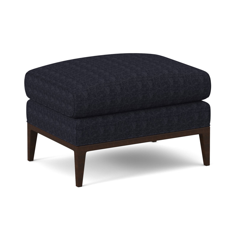 Repose-pieds standard de 29 po Cooper, Marine de Venise, Noyer noir