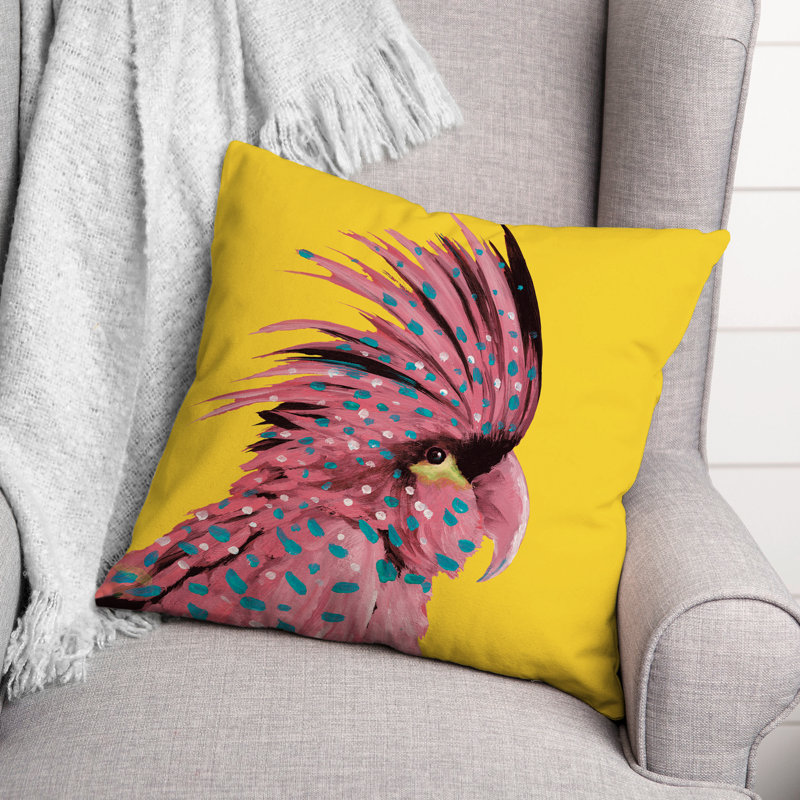  Housse de coussin d'extérieur carré et insert, Jaune