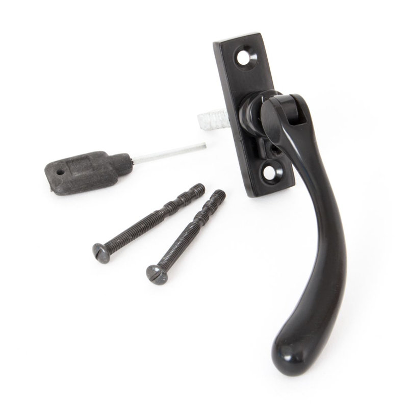 Slim Peardrop Espag Door Accessory, Black
