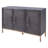 Hopper Studio Sophia Solid Wood 51'' Rattan 3 Door Sideboard, Practical Shelving-71305934