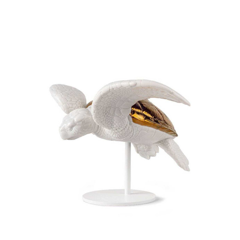 Couple de tortues de mer,  H 7,87 po x l 22,44 po x P 10,24 po, 2
