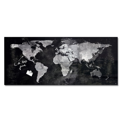 Artverum Wall Mounted Magnetic Unframed Glass Board