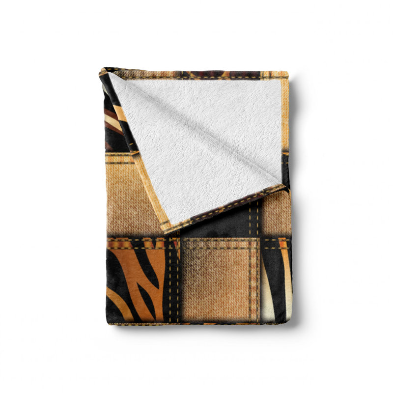 Hand Woven Throw Blanket, 50" W x 60" L