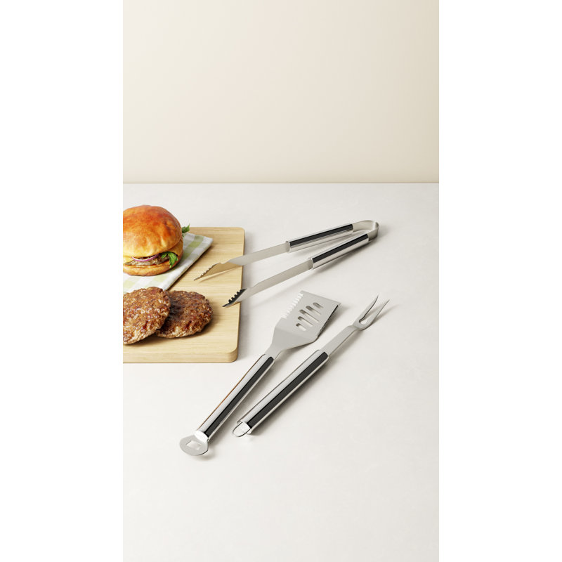 3-Piece Grilling Tool Set
