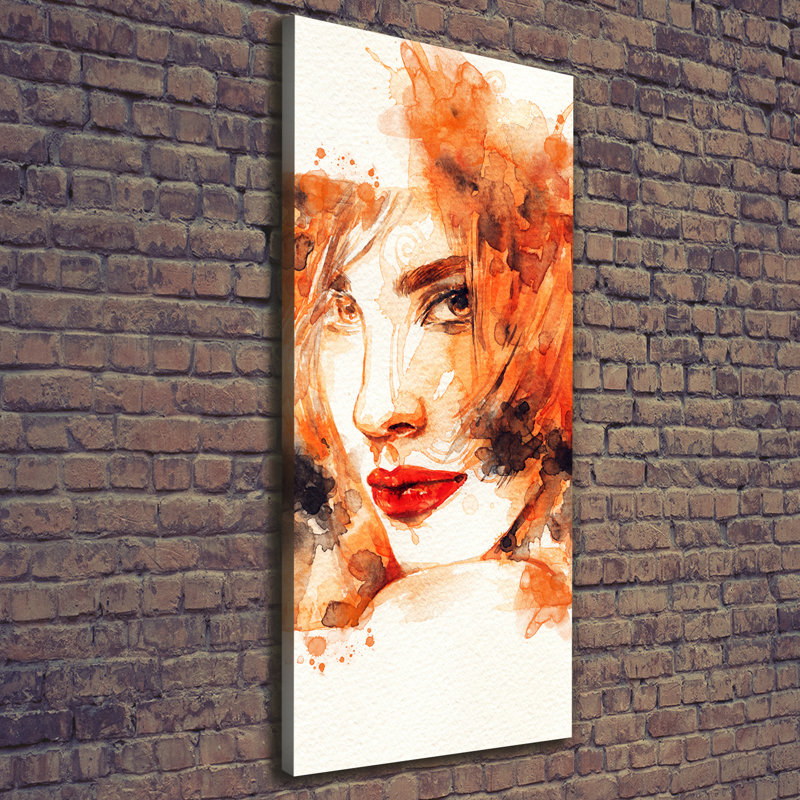 Abstraction of a woman 1 Piece Wrapped Canvas Wall Art