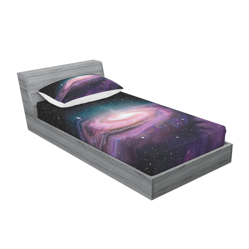 Microfiber Sheet Set, Twin Sheet Set with 1 Pillowcase