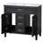 36" Solid Wood & MDF Vanity Combo With Sink, Heavy-Duty Storage Cabinet With Soft-Close Doors & 3 Drawers (White / Black / Green)-135401194