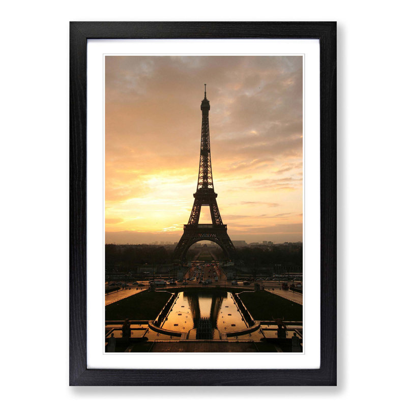Single Picture Frame Print, Black